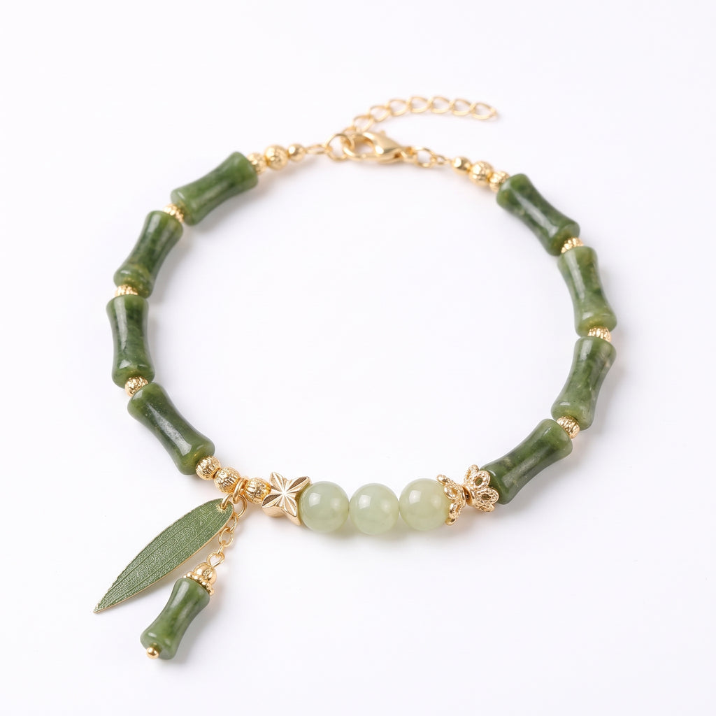 Vintage Gold and Jade Bracelet